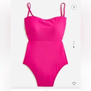 J. Crew Cutout Tie-back One Piece